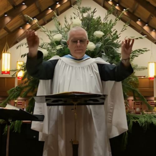 Andrew Walker Directing a congregation