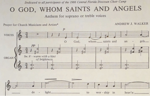 O God Whom Saints sheet music